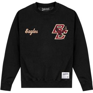 Boston College Uniseks BC Eagles Sweatshirt voor volwassenen (4XL) (Zwart)