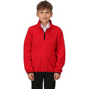 Regatta Kinder/Kinder Microfleece Half Rits Fleece Jas (128) (Klassiek rood)