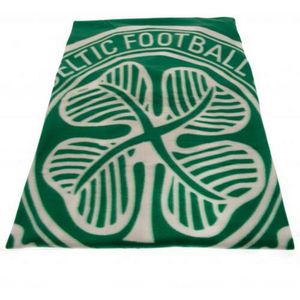 Celtic FC Crest Fleece Deken  (Groen)