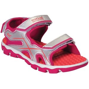 Regatta Kinderen/Kinderen Kota Drift Sandalen (32 EU) (Zilver/Duchess Roze)