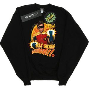 DC Comics Jongens Batman TV-serie Holy Smokes Sweatshirt (152-158) (Zwart)