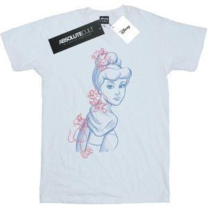 Disney Girls Cinderella Mouse Sketch Cotton T-Shirt