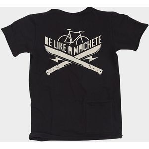 T-shirt MACHETE Zwart