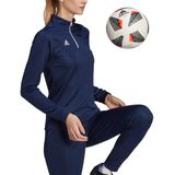adidas - Entrada 22 Training Top Women - Blauw Sportshirt - M