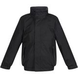 Regatta Kids Unisex Thermoguard Fleece Lined Dover Jacket (Winddicht & Waterdicht) (152) (Zwart/Ash)