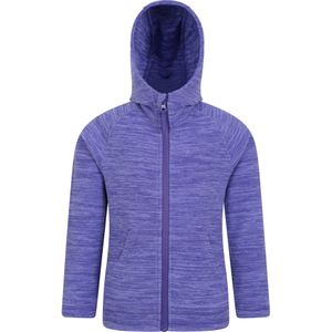 Mountain Warehouse Snowdonia II Full Zip Hoodie Kinderen/Kinderen (146-152) (Paars)