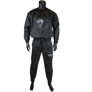 Super Pro Zweetpak/ Sweat Suit Zwart/Wit - L