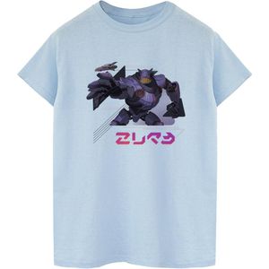 Disney Dames/Dames Lightyear Zurg Complex Katoenen Vriendje T-shirt (L) (Babyblauw)