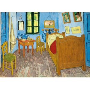 Clementoni Puzzels voor volwassenen - Van Gogh - Chambre Arles, Museum Puzzel 1000 Stukjes, 14-99 jaar - 39616