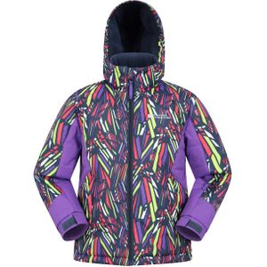 Mountain Warehouse Kinder/Kids Vortex Printed Ski Jacket (116) (Veelkleurig)