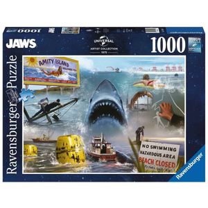 Jaws Puzzel (1000 Stukjes) - Ravensburger