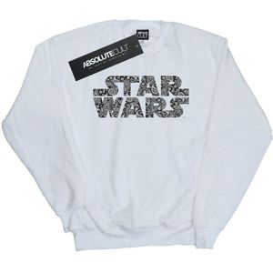 Star Wars Meisjes Paisley Logo Sweatshirt (152-158) (Wit)