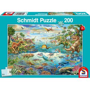 Schmidt Spiele De dinosauriërs (200 onderdelen)