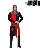 Kostuums voor Volwassenen Rood Zwart Multicolour (2 Onderdelen) (2 Stuks) Maat M/L