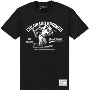 Park Fields Unisex volwassen Colorado Springs T-Shirt (XL) (Zwart)