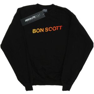 Bon Scott Meisjes Shattered Logo Sweatshirt (104) (Zwart)