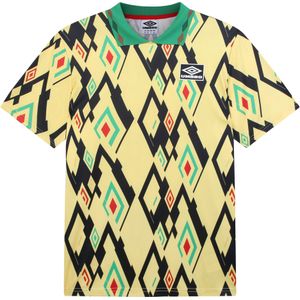 Umbro Heren Tropics Voetbal T-Shirt (M) (Geel Crème/Zwart)
