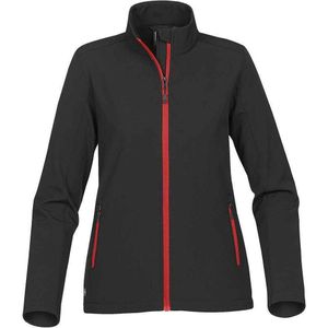 Stormtech Dames/dames Orbiter Soft Shell Jas (S) (Zwart/Rood)