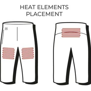 Heat Experience HeatX Heated Kniebroek Unisex L