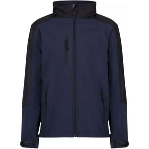 Regatta Heren Hydroforce 3-laags Membraan Waterdichte Ademende Softshell-jassen (3XL) (Marine / Zwart)