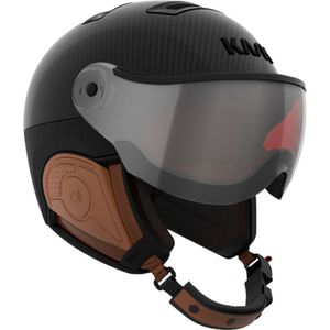 Kask Elite Carbon Bruin - Skihelm met Vizier - Meekleurend Vizier (☁/❄/☀) Cat.1-2