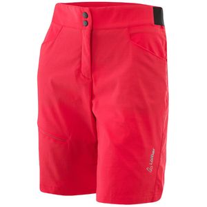 Loeffler fietsbroek kort W Bike Shorts Comfort - E CSL voor dames - Rood