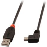 Kabel USB 2.0a naar Mini USB B LINDY 31971 1 m Zwart