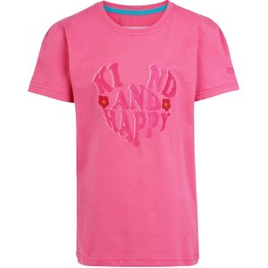 Regatta Kinderen/Kinderen Bosley VII Tekst T-Shirt (170-176) (Flamingo Roze)