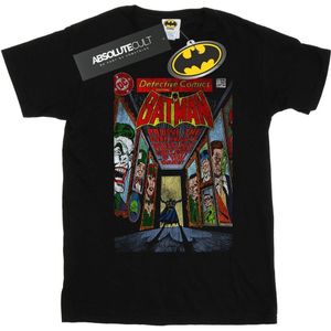 DC Comics Meisjes Batman Rogues Gallery Cover Katoenen T-Shirt (140-146) (Zwart)