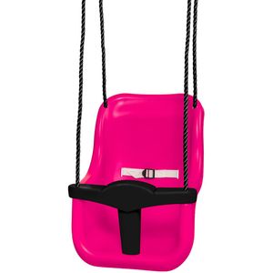 Baby schommelzit cerise/black hoog