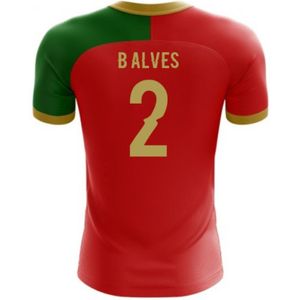 2022-2023 Portugal Flag Home Concept Football Shirt (B Alves 2) - Kids