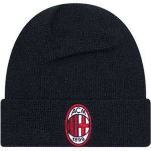 2023-2024 AC Milan Cuff Knit Beanie Hat (Black)