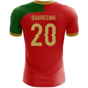 2022-2023 Portugal Flag Home Concept Football Shirt (Quaresma 20)