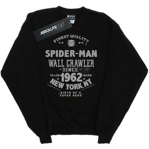 Marvel Meisjes Spider-Man Sweatshirt van de beste kwaliteit (152-158) (Zwart)