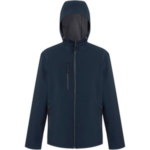 Regatta Heren Navigate 2 Layer Soft Shell Jas (L) (Marine/Seal Grey)