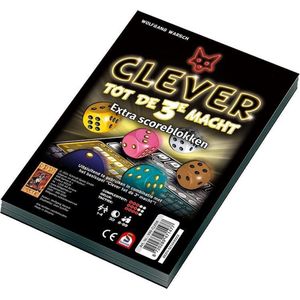 999 Games Scoreblokken Clever tot de 3e macht - Speelplezier voor het hele gezin met twee stuks