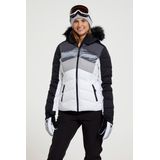 Mountain Warehouse Dames/Dames Cascade Gewatteerde Ski jas (46 DE) (Wit/zwart)