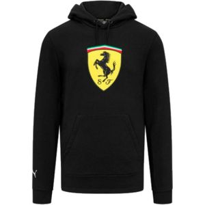 2023 Ferrari Fanwear Big Shield Hoodie (Black)