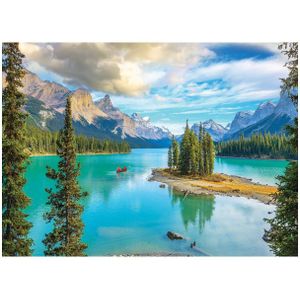 Puzzel Eurographics - Maligne Lake Alberta, 1000 stukjes