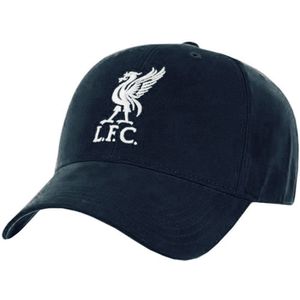 Liverpool FC Geborduurde Core Baseball Cap (58 cm) (Marineblauw)