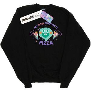 Disney Jongens Soul 22 Soul Purpose Is Pizza Sweatshirt (140-146) (Zwart)