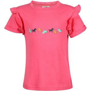 Tikaboo Meisjes Frill T-shirt (98) (Roze)