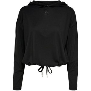 Only Play - Nori LS Hooded Top - Zwarte Hoodie Dames - M