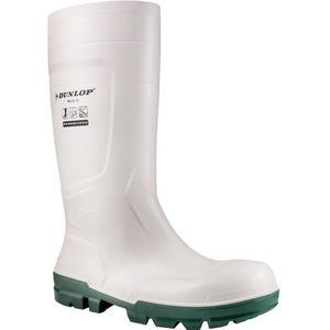 Dunlop Unisex Work-It veiligheidslaarzen voor volwassenen (50 EU) (Wit)