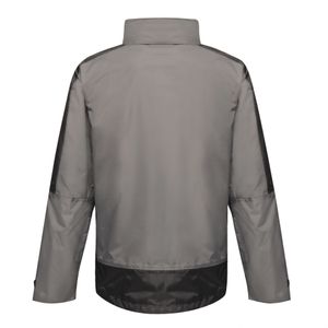 Regatta Herencontrast Waterdichte Shell-jas (4XL) (Afdichting Grijs/Zwart)