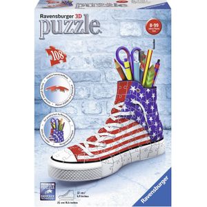 3D Puzzel Sneaker American Style (108 Stukjes)