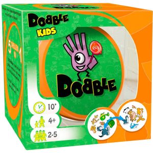 Dobble Kids, het vliegensvlugge kaartspel voor kinderen van 4-8 jaar! Geschikt voor 2-5 spelers