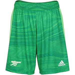 Arsenal 2021-2022 Home Goalkeeper Shorts (Solar Lime)