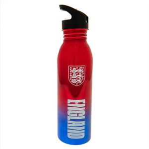England FA Crest roestvrijstalen waterfles  (Rood/Blauw)