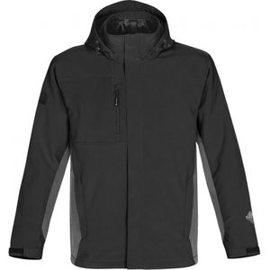 Stormtech Herensfeer 3-in-1 Performance Jacket (Waterdicht & Ademend) (2XL) (Zwart/Graniet)